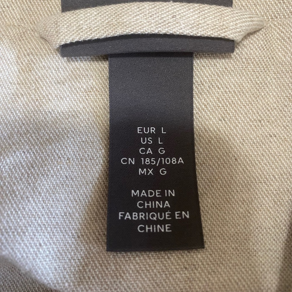 H&M Light Gray Button-Up Jacket - Picture 5 of 5